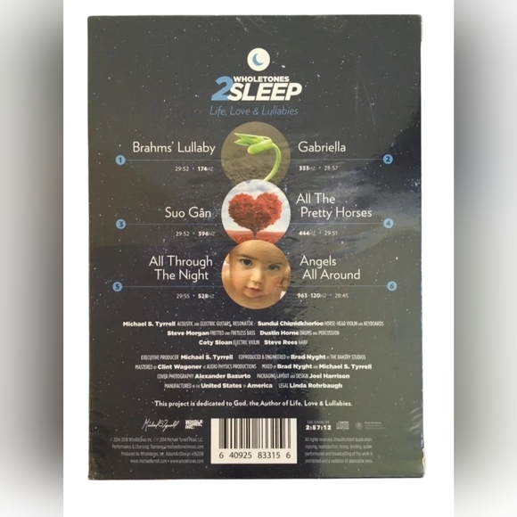 Wholetones 2SLEEP Life Love & Lullabies 2014-18 Michael Tyrrell Music CD set NEW - Picture 3 of 7